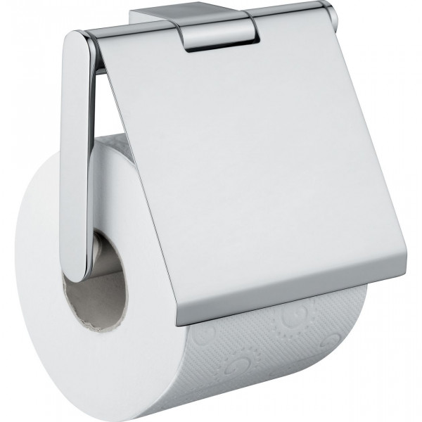 Porte Papier Toilette Gedy CANARIE avec couvercle Chromé A2251300000