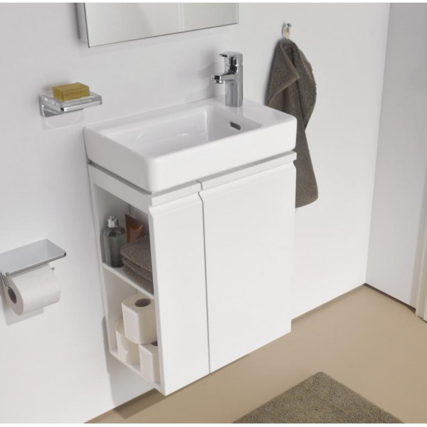 Ensemble Laufen PRO S Lave-mains avec meuble sous-lavabo, 1 porte 950x755mm Blanc Mat