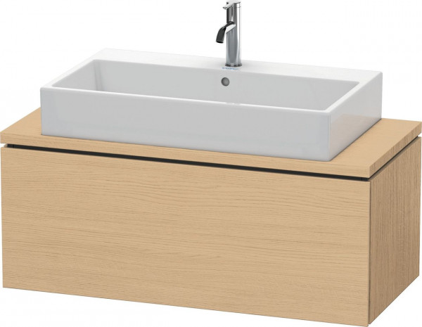 Meuble Pour Vasque à Poser Duravit L-Cube Compact, 1 tiroir 1020mm Chêne Naturel Mat LC580403030