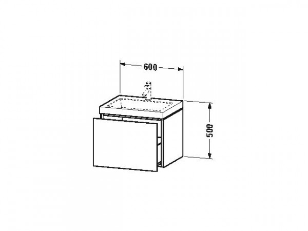 Duravit Badkamermeubel Set L-Cube Hangende 500x480mm