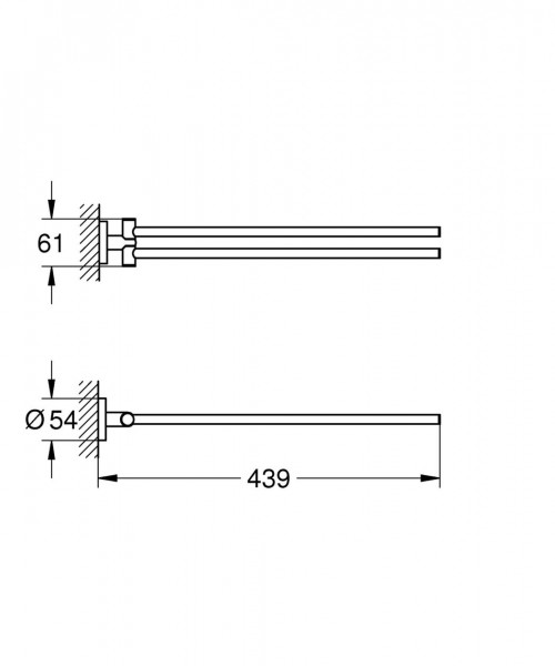 Grohe Essentials Handdoekrek (40371)