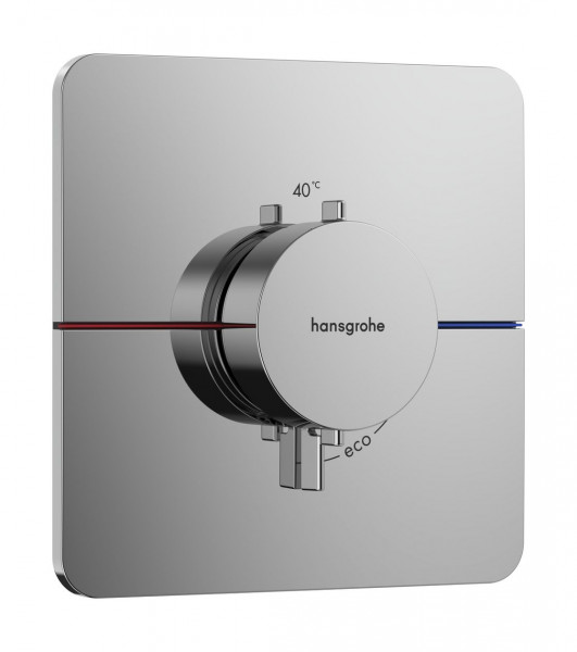 Mitigeur Thermostatique Douche Hansgrohe ShowerSelect Comfort Q 1 sortie Encastré 155x155mm Chromé