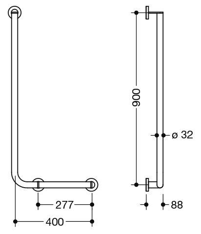 Hewi Badgreep Hoek System 900