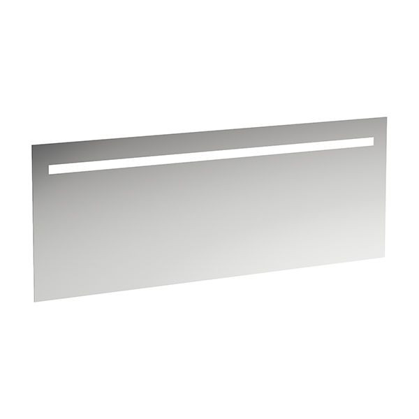 Miroir Salle De Bain Lumineux Laufen LEELO interrupteur 1800x700mm Argent anodisé/réfléchissant