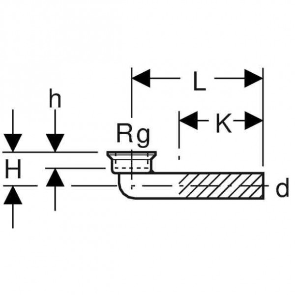 Geberit Uitlaatbocht 90° Universal (152214161)