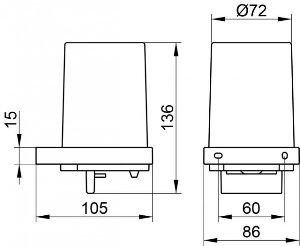 Vervangglas Keuco Edition 11 voor lotiondispenser Wit