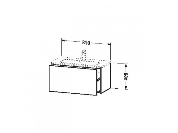 Duravit Wastafelmeubel XSquare voor ME by Starck 400x388mm