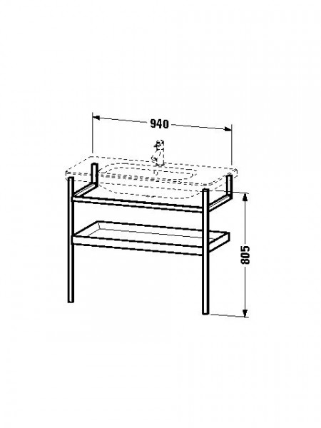 Duravit Wastafelmeubels DuraStyle 940 mm