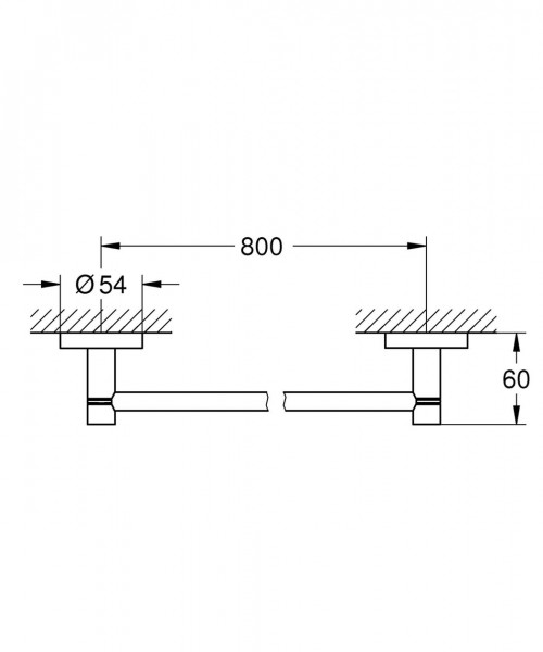 Grohe Essentials Handdoekrek (40386)