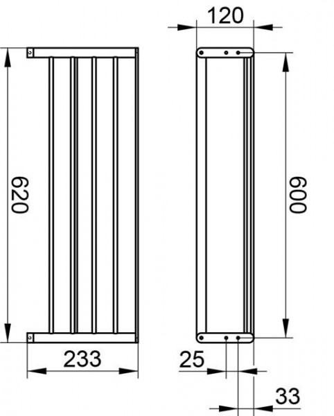 Handdoekenrek Keuco Elegance 620mm