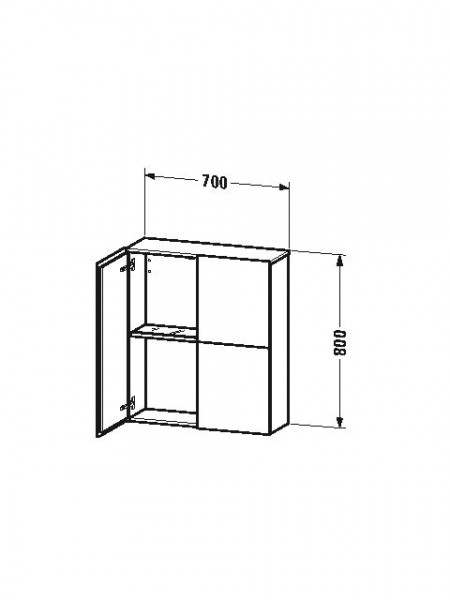 Duravit Zijkasten L-Cube 800 mm