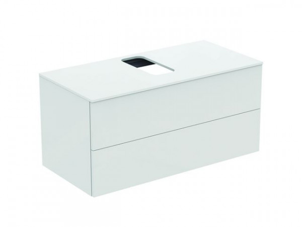 Façade inférieure de tiroir pour meuble sous-lavabo 1050mm Ideal Standard ADAPTO Chêne cérusé