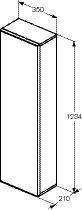 Ideal Standard Hoge Badkamerkast ADAPTO