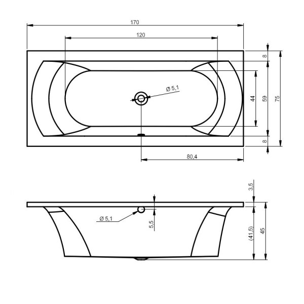 Riho Whirlpool Hoek Lima Air 750x800x1700mm Wit