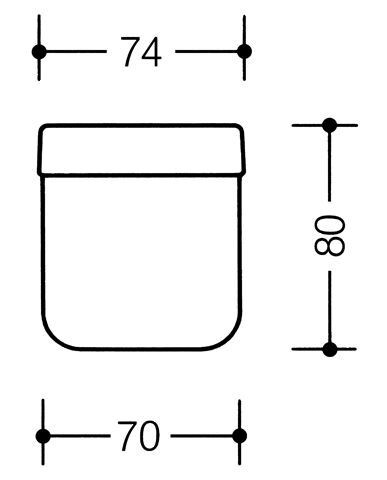 Hewi Tandenborstelhouder Serie 477