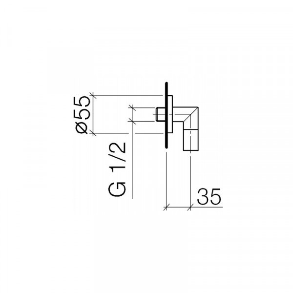 Dornbracht Muurbocht (28450625)