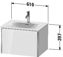 Duravit Wastafelmeubels XSquare voor 234463