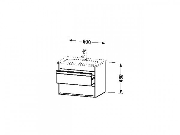 Duravit Wastafelmeubel Hangend Ketho