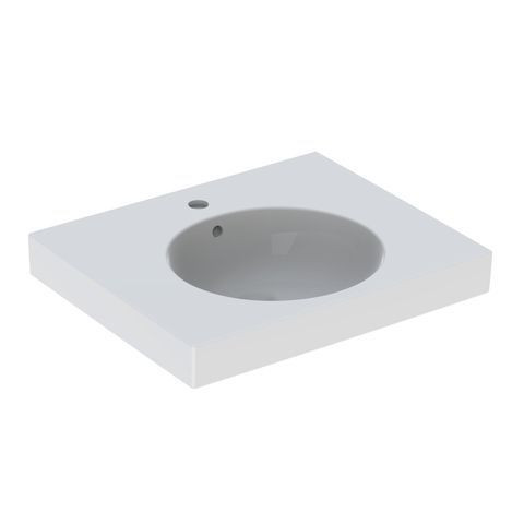 Lavabo Suspendu Geberit Preciosa II Avec Plan De Toilette 600x165x500mm 1 trou Blanc 123260000