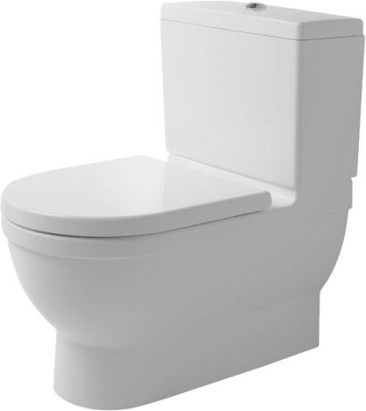 WC à Réservoir Duravit Starck 3 Cuvette Big Toilet à fond creux Blanc Hygiene Glaze 2104092000