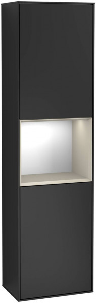 Villeroy en Boch Hoge Badkamerkast Finion 2 deuren 1515x420mm 3 LED