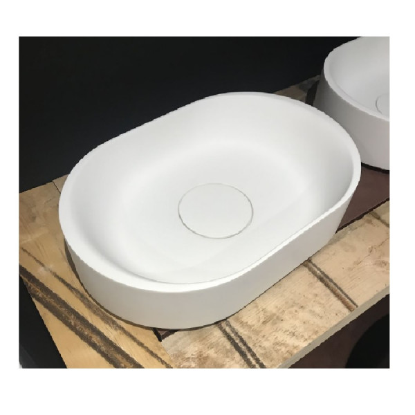 Vasque à poser Riho Valor 320x100x480mm Blanc Mat W027001105