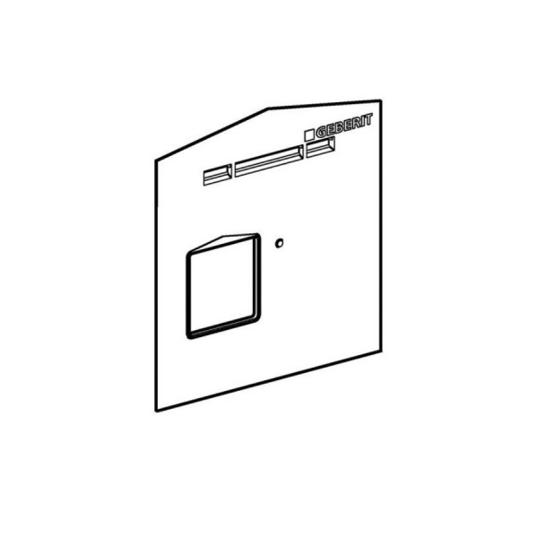 Geberit Hygiënische geforceerde spoeling met toevoer d50, MF 1/2".