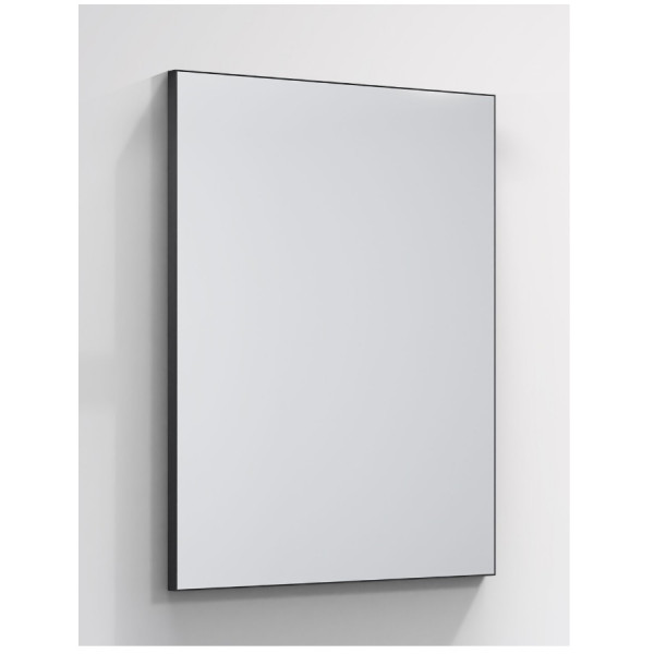 Miroir Simple Riho Framed Avec interrupteur tactile ON/OFF 600x800mm Noir