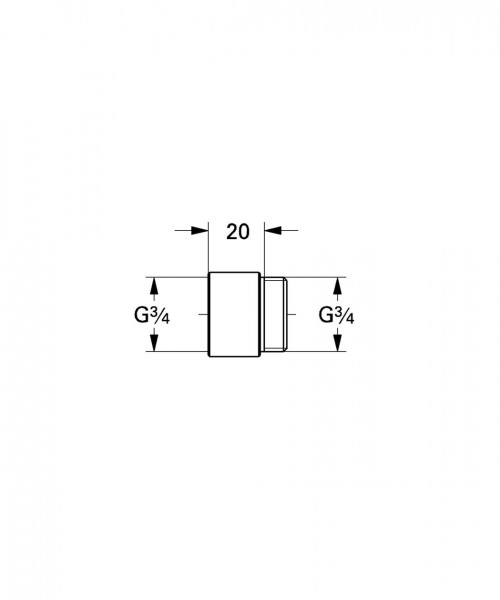 Grohe slangdoorvoer 07629IG0