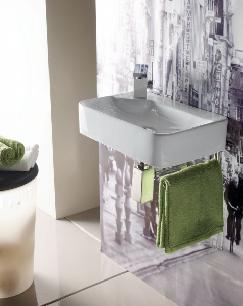 The Bath Collection Hangende Wastafel ALICANTE 440x290x100mm Wit