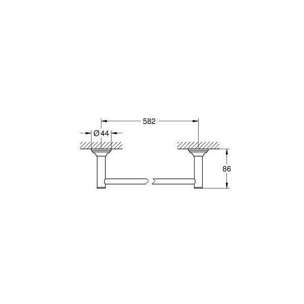 Grohe Essentials Authentic Handdoekrek