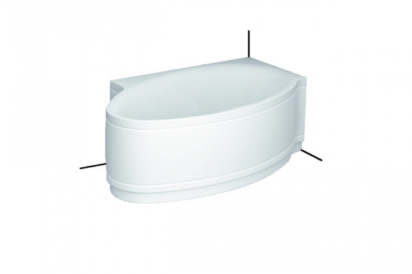 Plinthe Amovible pour Baignoire Bette Pool I Comfort 1610x1020x50mm Blanc