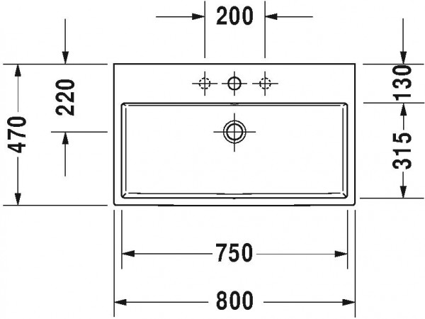 Duravit Wastafel Vero Air Sanitair Keramiek