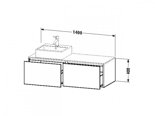 Duravit Wastafelmeubel Hangend XSquare