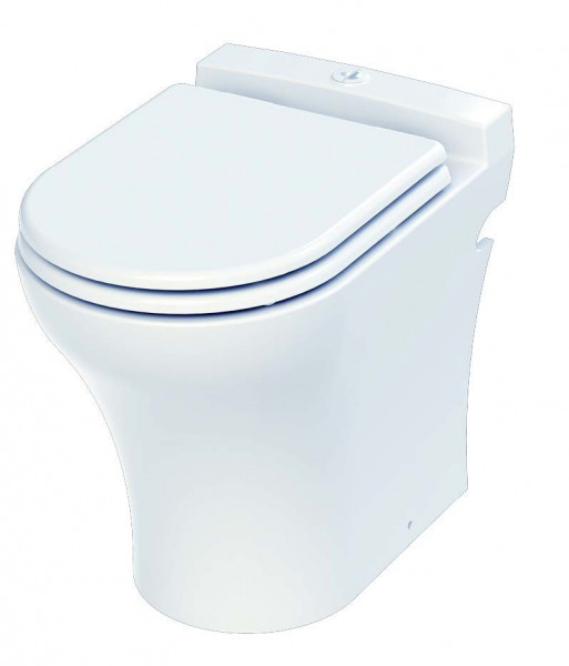 WC à Poser SFA Exclusif Medium LUXE avec système de levage intégré, pour bateau, 12V 355mm Blanc SNEXML12