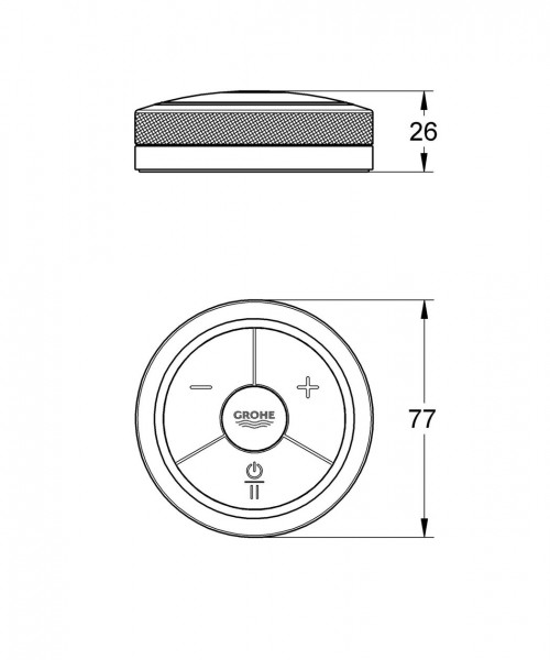 Grohe F-Digital Digitale controler voor bad of douche 36309000