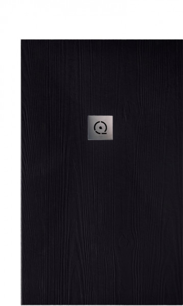 Receveur de Douche Rectangulaire Quare RELIEF PLUS Bois 700x1600x30mm Noir