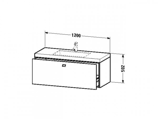 Duravit Badkamermeubel Set Brioso 1200 mm BR4603