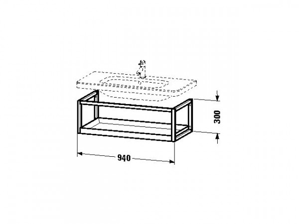 Duravit Wastafelmeubels DuraStyle 940 mm