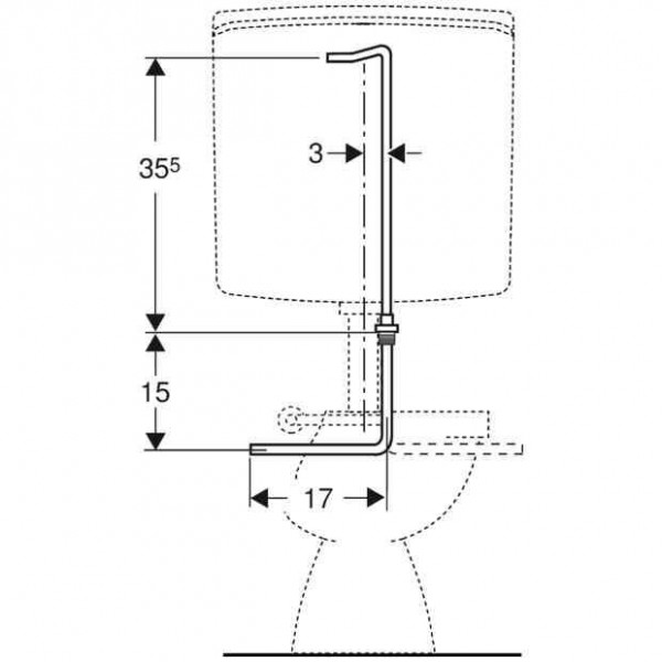 Geberit Aansluitkit AP140 (240290001)