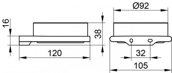 Keuco Tandenborstelhouder Edition 400 Tablet