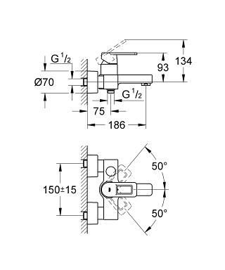 Grohe Quadra Bad Mengkraan 32638000