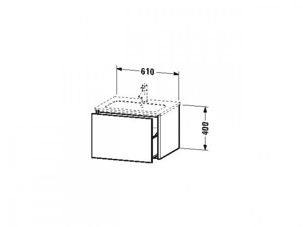 Duravit Wastafelmeubel Hangend Xsquare