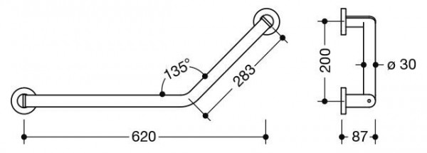 Hewi Badgreep Hoek System 900