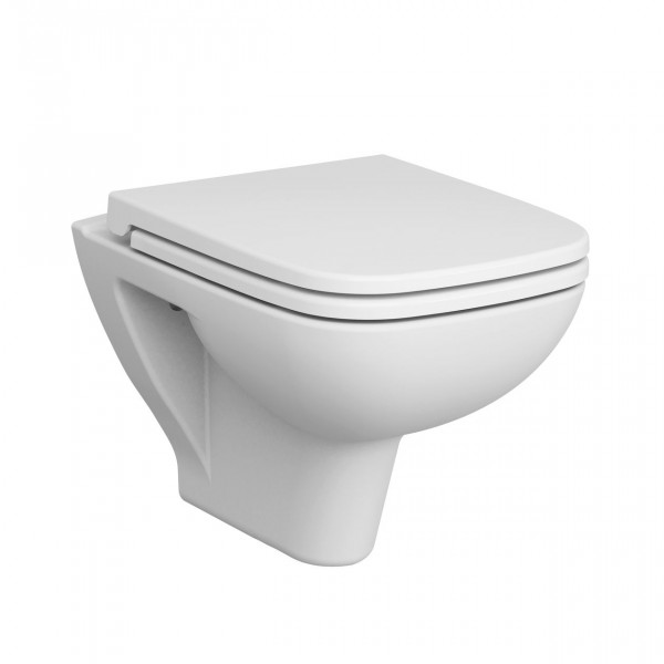WC Suspendu VitrA S20 VitrA Hygiene Sans bride 360x350x520mm Blanc brillant