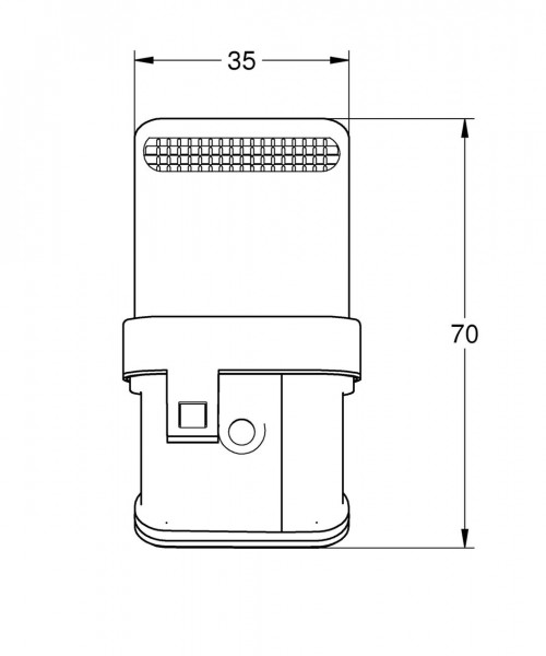 Grohe Deviator knop 46805000