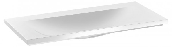 Lavabo Meuble Keuco Royal Reflex, Sans trou, 1000x30x490mm Blanc