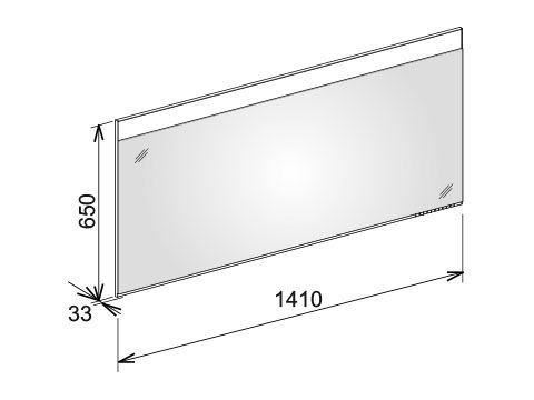 Keuco Badkamerspiegel met Verlichting Edition 400 33mm