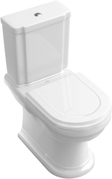 WC à Poser Villeroy et Boch Hommage Cuvette pour WC à fond creux Blanc Alpin CeramicPlus