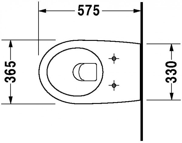 Duravit Hangend Toilet Architec  2546090